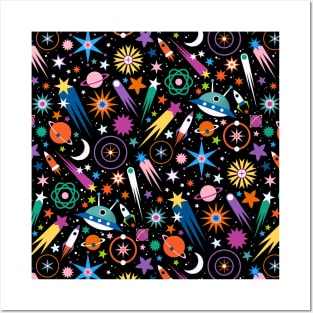 Truntless Galaxy Pattern Posters and Art